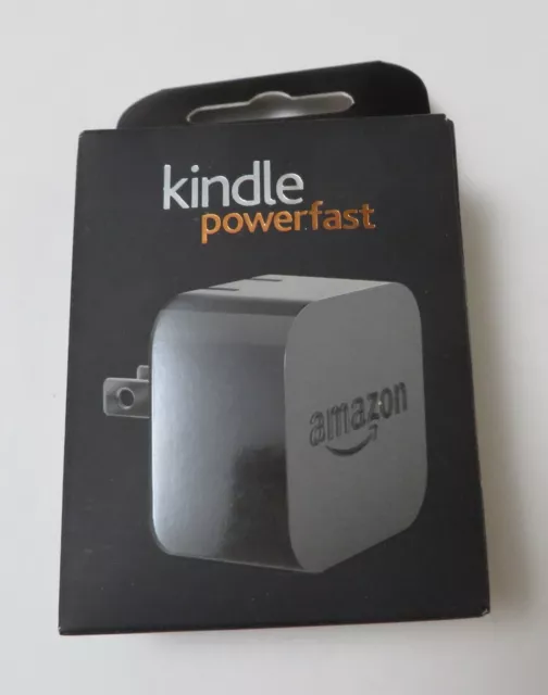 Kindle PowerFast  9W Adapter with folding prongs,  UPC #814916017171
