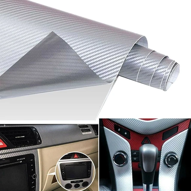 Car Carbon Fiber Sticker 50x12Inch Accessories Carbon Fiber High Quality