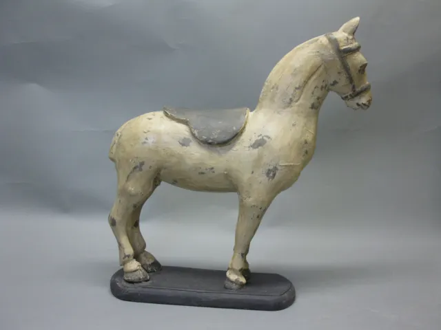 Holzpferd Schaukelpferd Karussellpferd  Pferd  44 cm 3