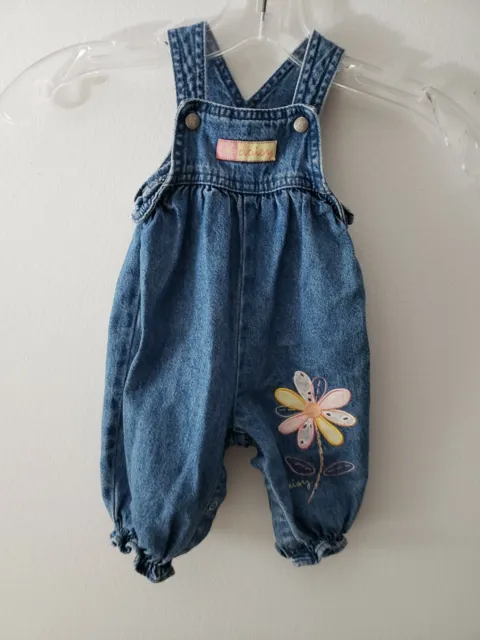 Baby Girls 3 Month Denim Overall Jeans FREE SHIPPING