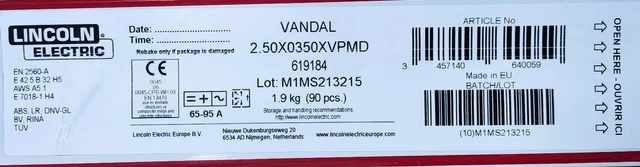 Elettrodi Basici CF INE 2.5x300 Mm - Confezione Da 240 Pz - Per Saldatura Professionale - Foto 5