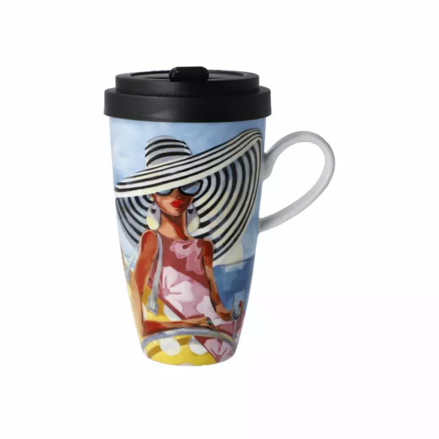 Goebel Mug To Go Trish Biddle - Summer Girl, Kaffeebecher, Artis Orbis, 500 ml