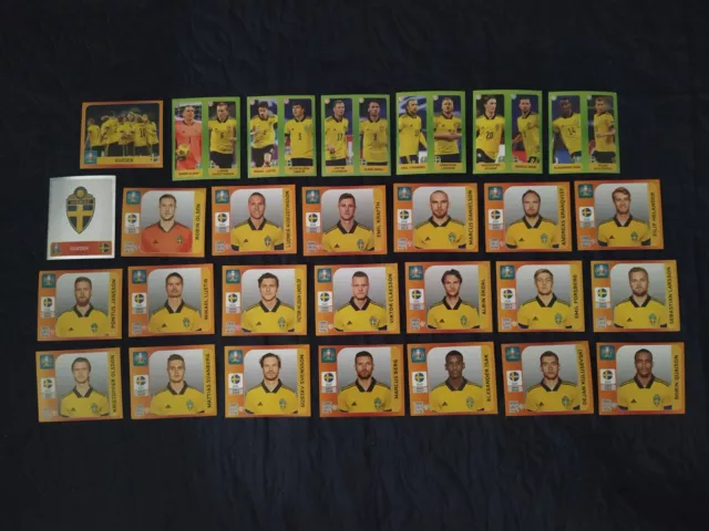 EURO 2020 Sweden Svezia Sverige CALCIATORI PANINI SCEGLI FIGURINA CON VELINA