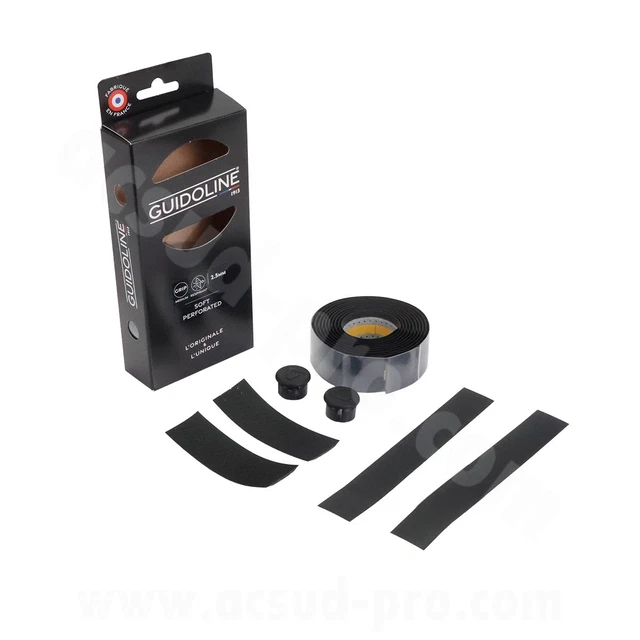 Velox Ruban de guidon - cintre soft grip perfore noir | 15.9