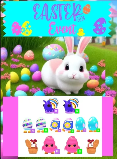 🐰EASTER SALE🐣 Adopt From Me Easter Event 2024 | Candy Chick, Candy Cane Snail