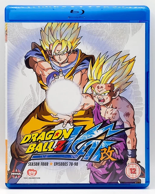 DRAGON BALL Z KAI Season 4 (Episodes 78-98) Blu-ray Boxset Series Four - Dragon Ball Z Kai Season 4 Blu Ray
