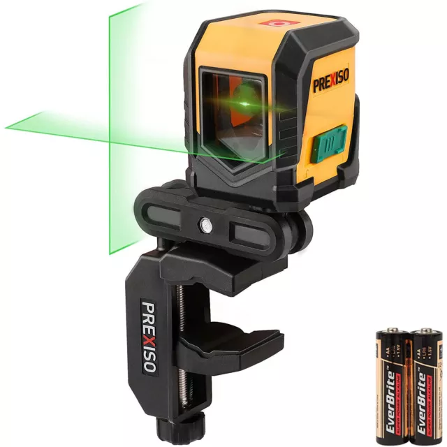 REXISO Self Leveling Cross Line Laser Level Rotatable 360° LED 65FT Indicator US