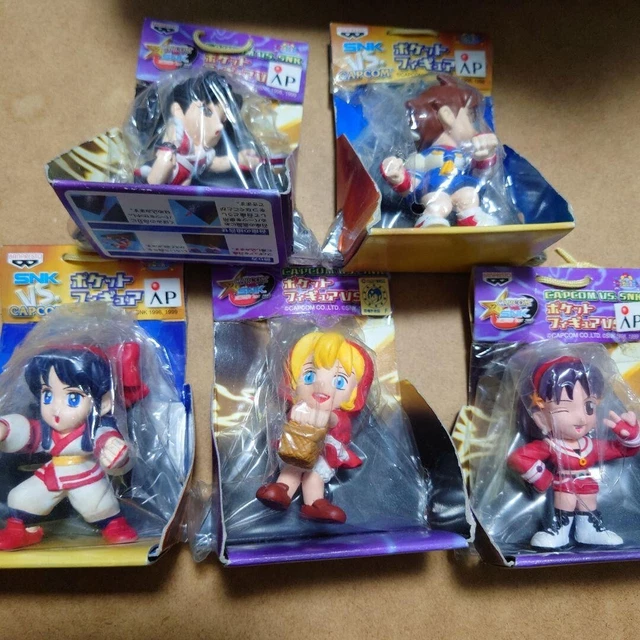 Street Fighter Capcom vs SNK figure mini doll set5 Nakoruru Sakura Japan m438