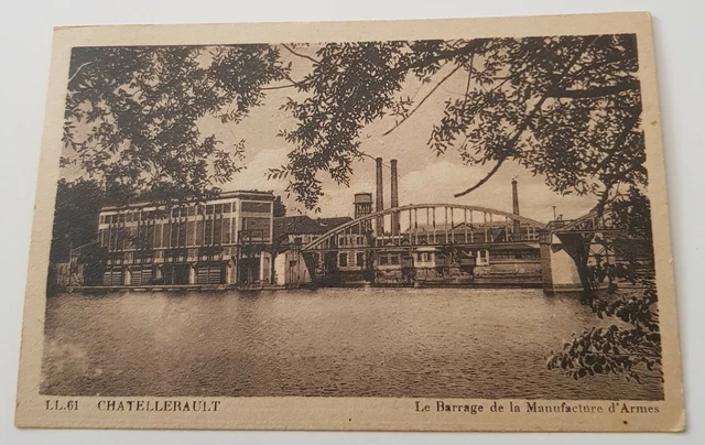 CPA Chatellerault - La Manufacture Nationale D'Armes - Carte Postale Ancienne Noir Et Blanc