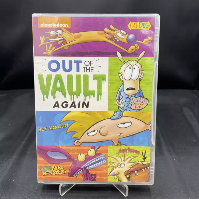 Nickelodeon Out Of The Vault Again DVD CatDog Hey Arnold Angry Beaver Real Monst