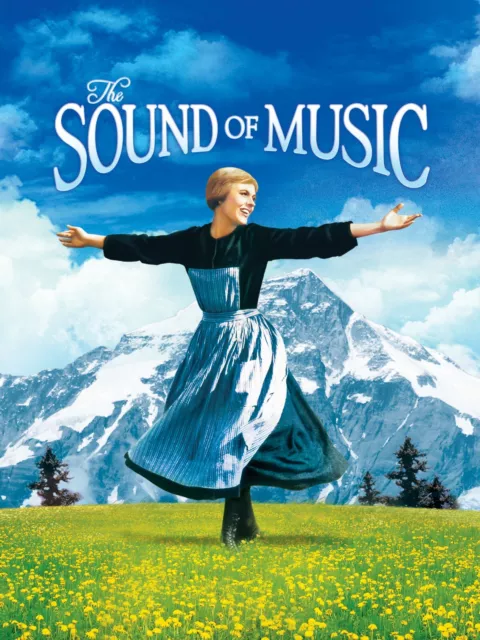 New The Sound Of Music Movie Poster Premium Wall Art Print Size A5-A1