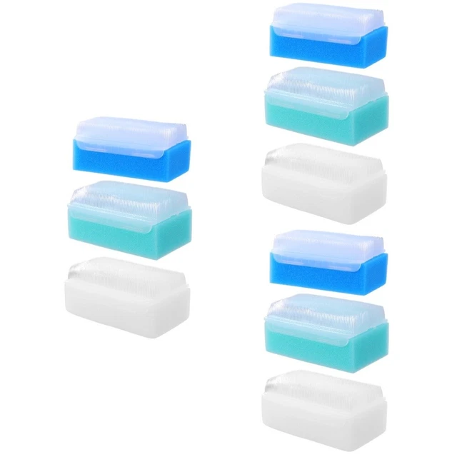 9 Pcs Farbshampoo Baby-Kopfhautbürste Babykopfbürste Schwamm Kind Neugeboren