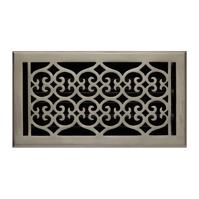 Naiture Solid Brass Floor Register Old Victorian Style In 9 Sizes and 7 Finishes