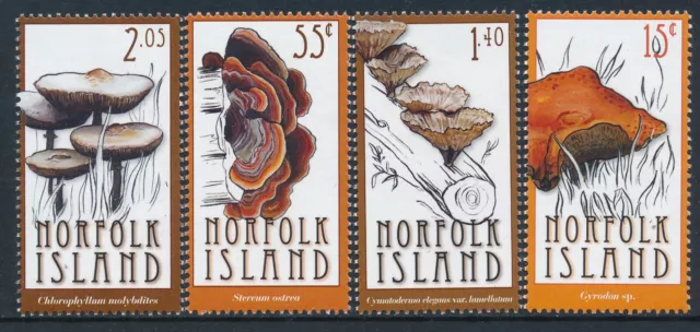 2009 Norfolk Island Fungi Set Of 4 Mnh Fine Mint