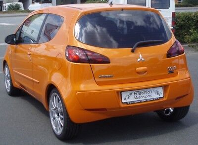 FMS Scarico Sportivo MITSUBISHI COLT cz3 z30 3-Porte ab BJ 2005 1.1l 55kw/1.3l 70 