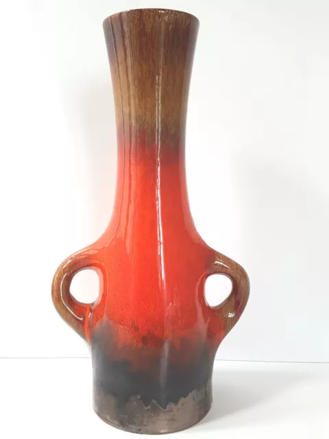 Important Vase Vintage Ceramique 1960 1970 Signe Signature 60S 70S 60'S 70'S