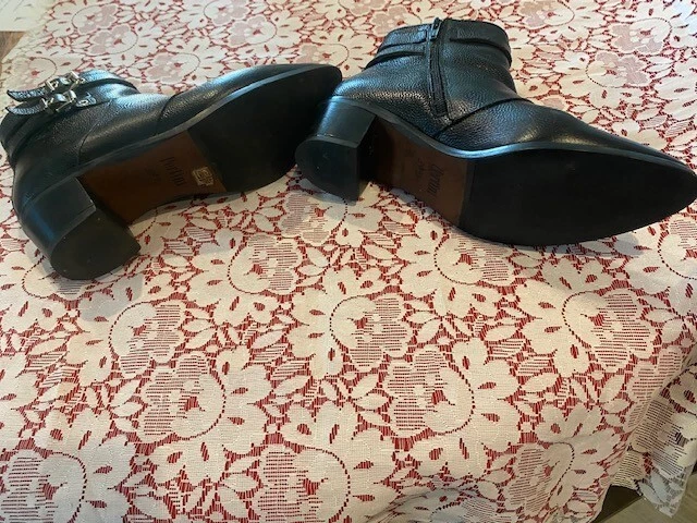 Bottines en cuir  Noire  " PERTINI"   pointure 39 1/2 Femme 3