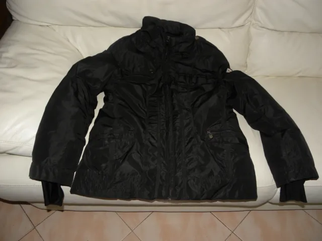 Giubbotto con marca Moncler nero taglia XXL