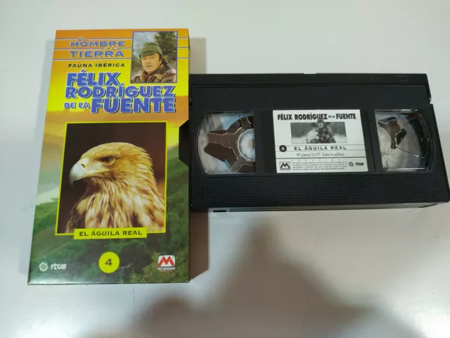 Felix Rodriguez de la Fuente el Aguila Real - VHS El Hombre y la Tierra