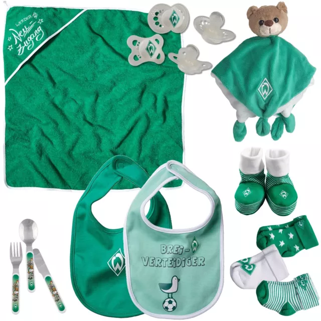 SV Werder Bremen Baby Schnuller Mütze Söckchen Schuhe Lätzchen Handtuch Baby SVW