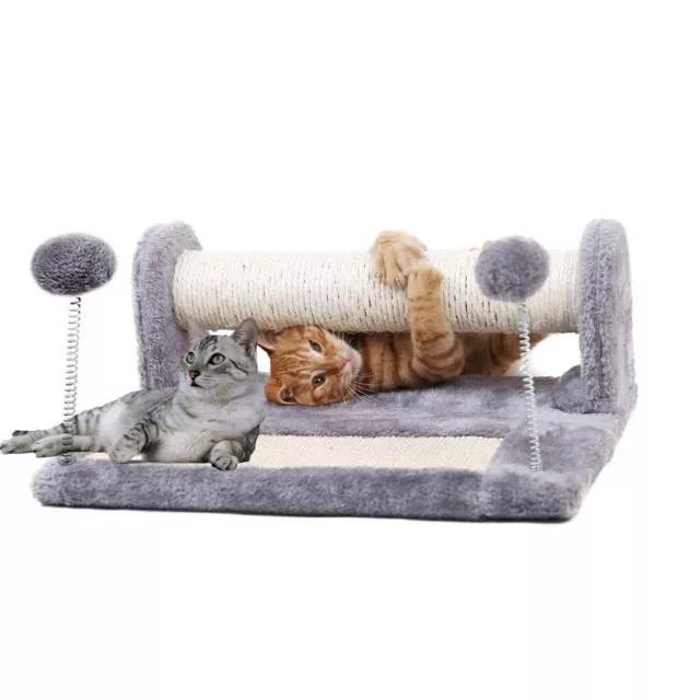 Durable Pet Cat Kitten Cat Scratching Post And Foldable Scratch Board Full Sisal