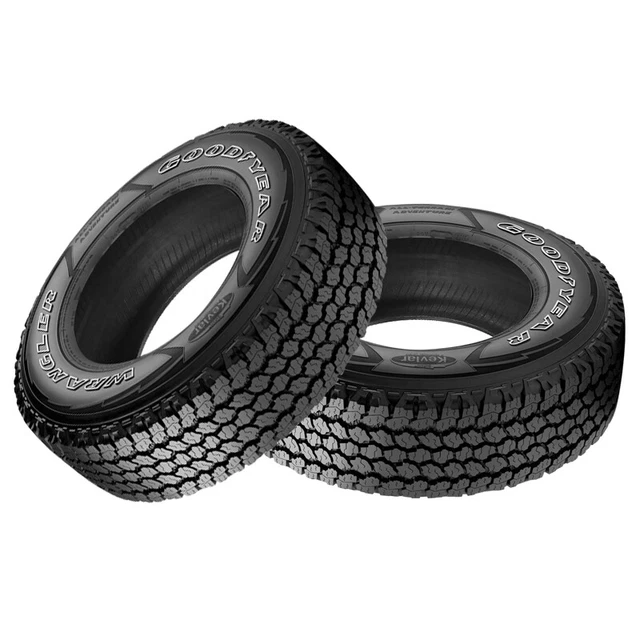 2 X Goodyear Wrangler AT Adventure W/ Kevlar 265/50R20 107T 640 AB Tires