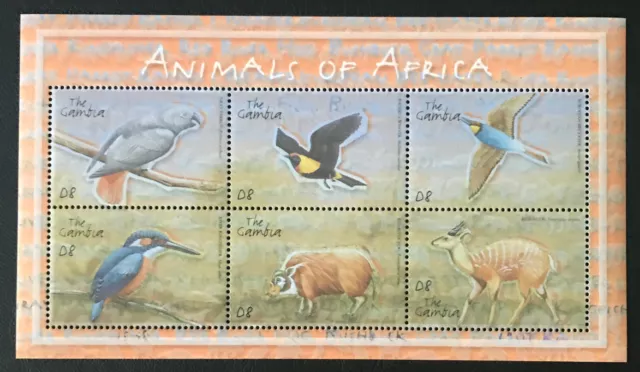 Gambia 2001**  Vögel-Birds  Animals Of Africa MNH