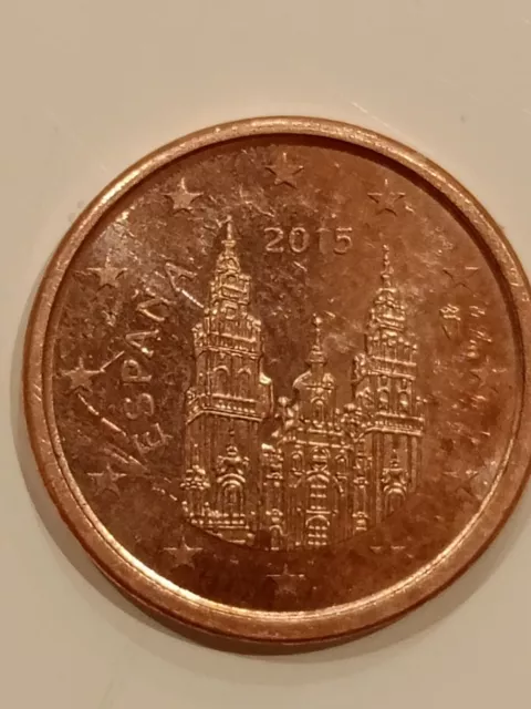 1 EURO CENT münze ESPAÑA 2015 SPANIEN