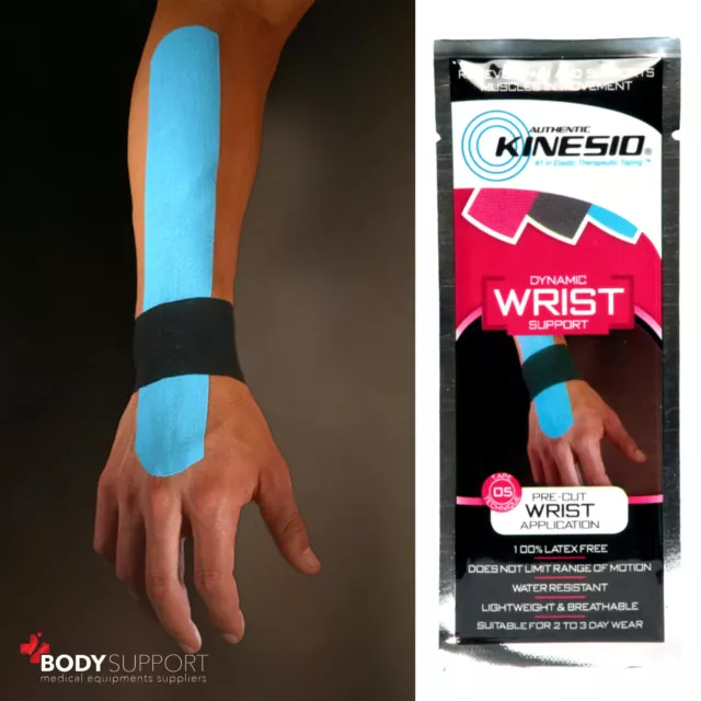 Support de poignet Kinesio ruban pré-coupé sanglage sport blessure articulation kinésiologie