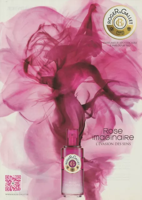 Publicité papier  - advertising paper - Rose Imaginaire de Roger & Gallet