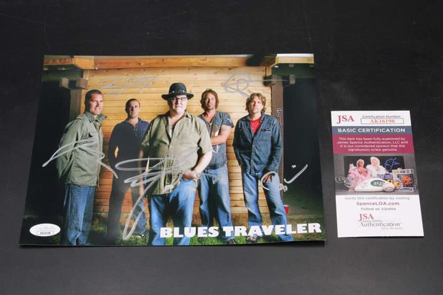 Blues Traveler Signed 8x10 Photo John Popper Autograph JSA COA D8606