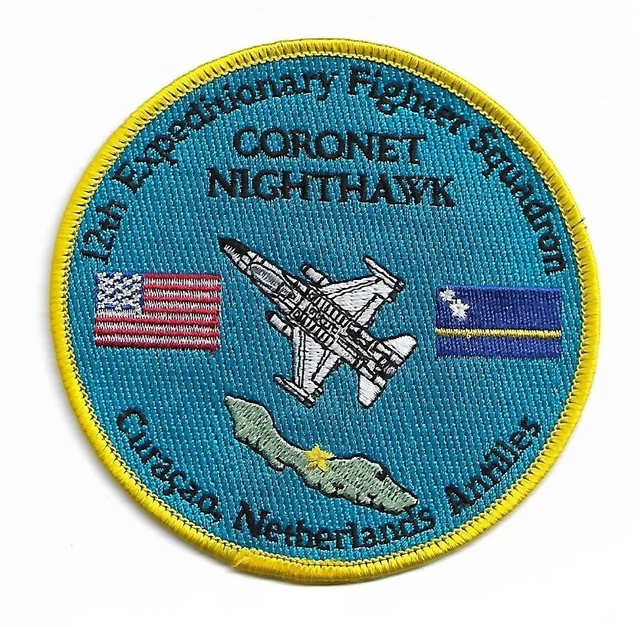 USAF 12TH EXPEDITIONARY FIGHTER SQN NIGHTHAWK patch 6.99