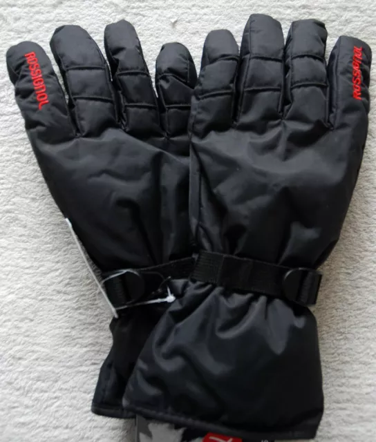 Rossignol Men's Long Adjustable Cuff Waterproof Ski Gloves Mittens XL