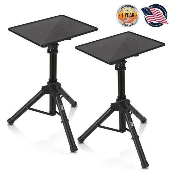 Pyle PLPTS4X2 Universal Laptop Device Stand - Height Adjustable (pair)