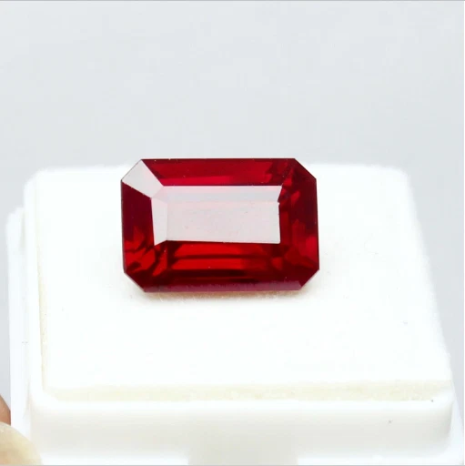 Lot De 50 Rubis Rouges Naturels Certifiés - Taille Ronde 6mm - Qualité Excellente - Inde
