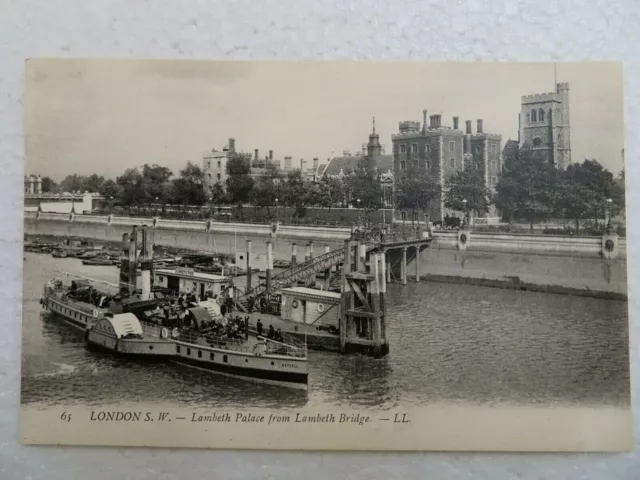 Lambeth Palace From London Bridge  - (Louis Levy)  (Bo10)
