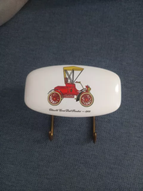 Vintage Gancio Appendino Appendiabito Metallo Plastica Auto D'epoca