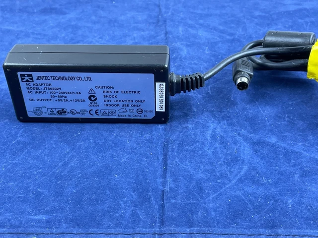 Alimentation JENTEC TECHNOLOGY JTA0410D-C – 12V/2A Pour Disque Dur Externe – Ouvert (jamais Utilisé)