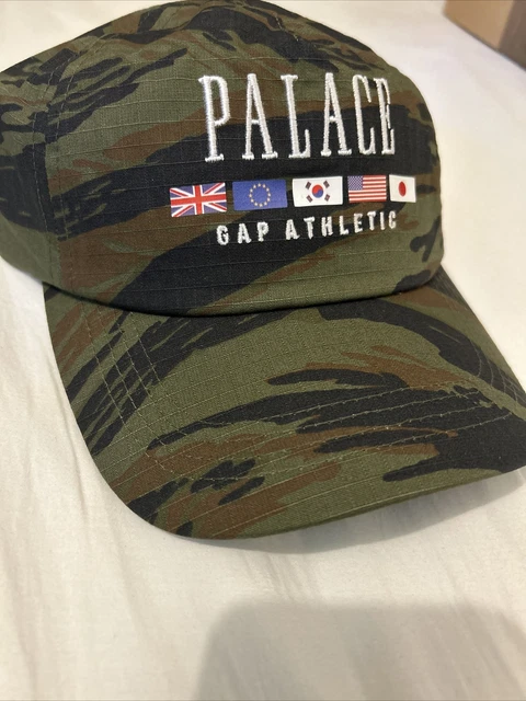 美品 GAP × PALACE FLAG 6-PANEL CAP GREEN Palace x Gap Flag 6-Panel Green Camo Cap P Hat Adjustable
