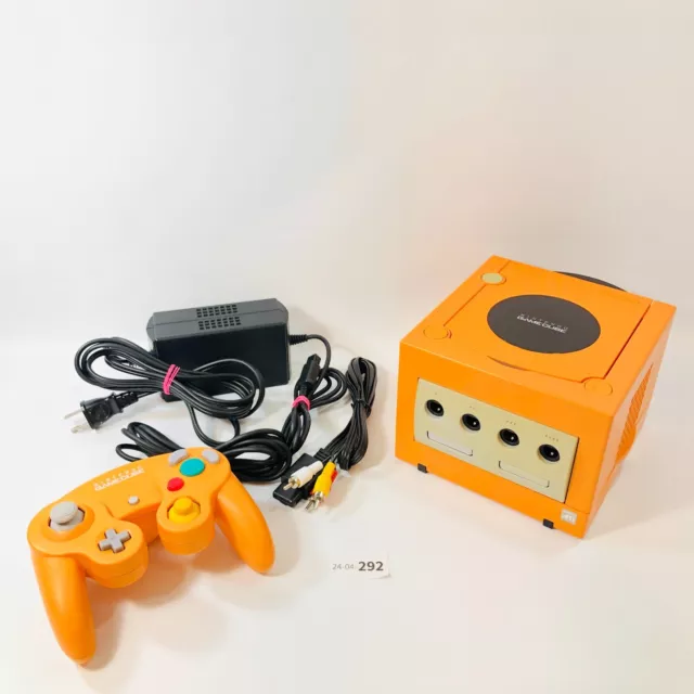 Nintendo Game Cube DOL-001 console Orange tested working NTSC-J JAPAN 04-292