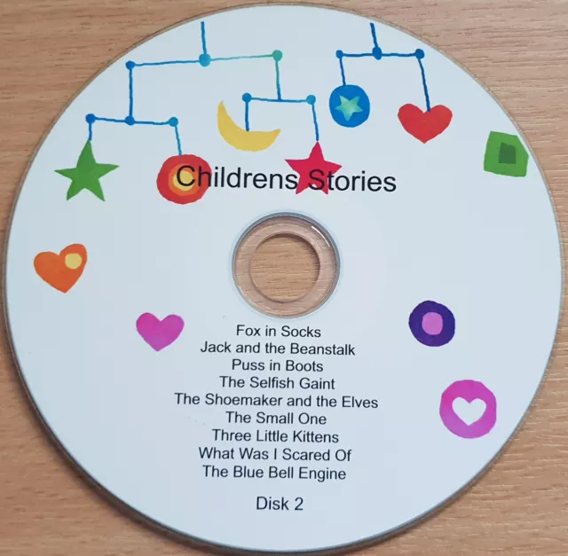 45 Children's Audio Stories on CD Classic Children Kids Fairy Stories Disk 1-5 3