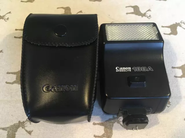 Canon Speedlite 188A Shoe Mount Flash - TESTED & WORKING!