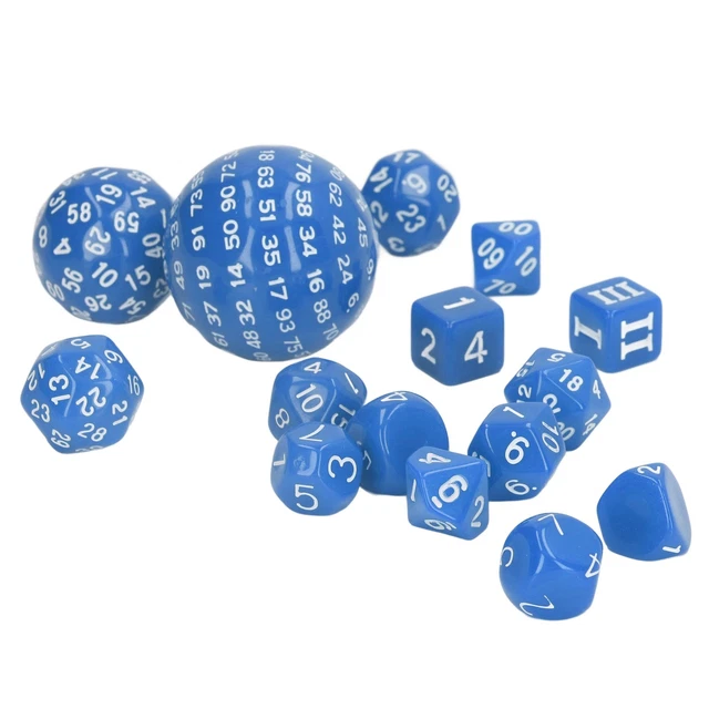 Sphärisches Spielwürfel-Set D3 Bis D100 Klare Polyeder-Würfel-Set-Dekoration Für