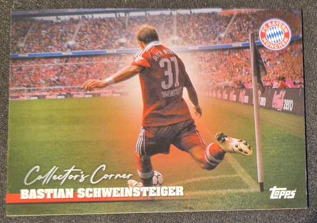 Carte Autographe Bastian Schweinsteiger Topps Bayern Munchen Forever 2024 - état Near Mint