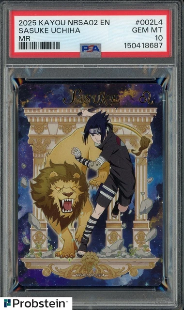 2025 NARUTO KAYOU Nrsa01 #002L5 Sasuke Uchiha Psa 10 $187.50