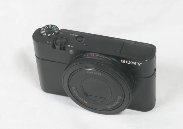 Sony Cyber-shot DSC-RX100 20.2MP Compact Digital Camera - Black