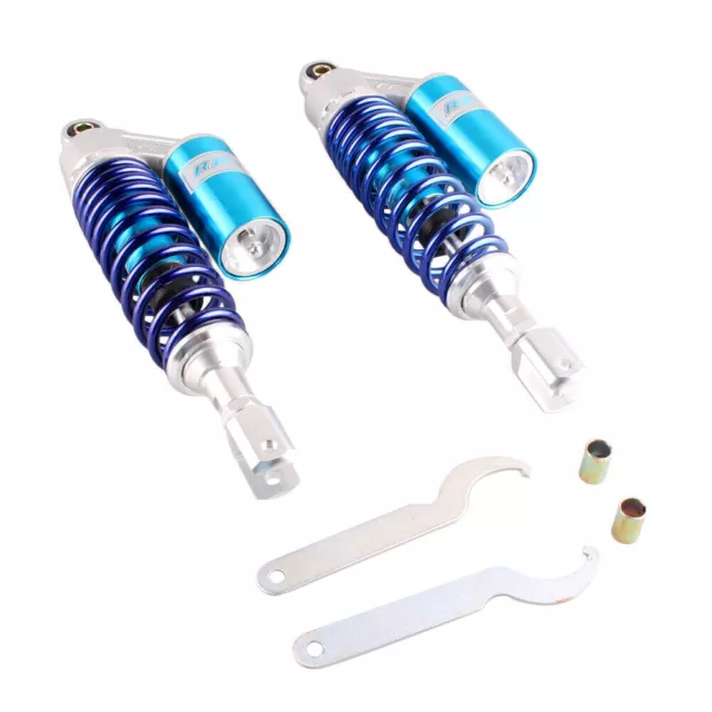 12.5" 320mm 1 Pair  Motorcycle Air Shock Absorber for 125cc- 200cc Clevis Ends