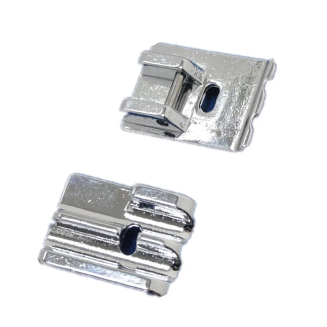 2 piezas Pies de coser Para Máquinas De Coser Los Edredones Pies Rectos Tuberías