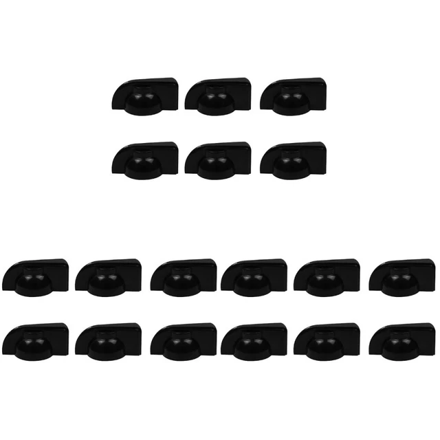 6 pz pulsante potenziometro regolatore volume tappo potenziometro nero