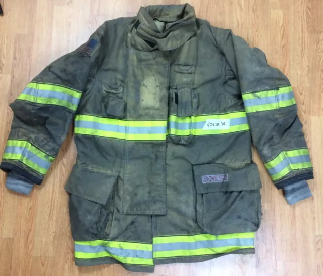 Globe G-Xtreme Fire Fighter Jacket Turnout Coat w/ DRD 42 x 35 '14